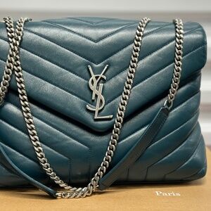 YSL QUILTED LEATHER HANDBAG
